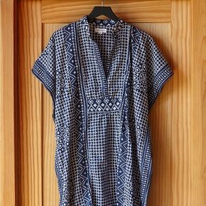 EMERSON SHORT CAFTAN - INK ORGANIC